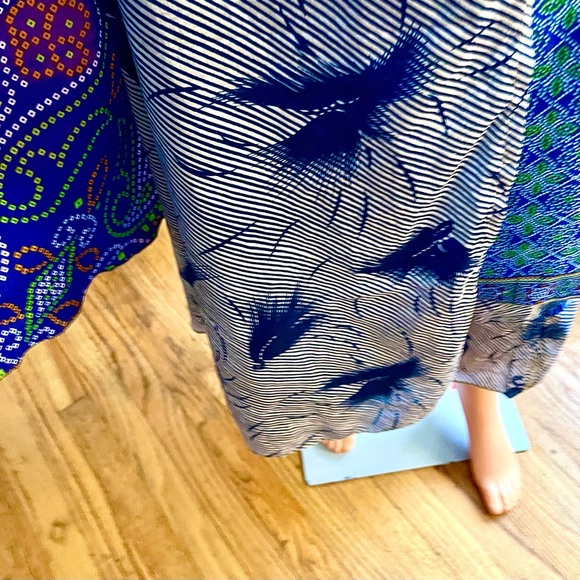 Handmade Vintage Saree Wrap Skirt - Picture 6 of 7